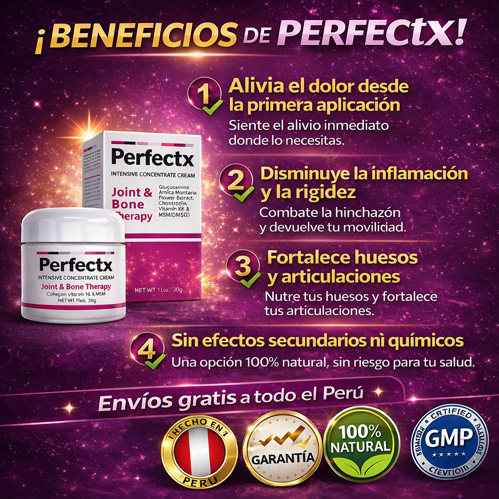 PERFECTX™ – ALIVIO ARTICULAR INMEDIATO | SIN DOLOR DESDE CASA